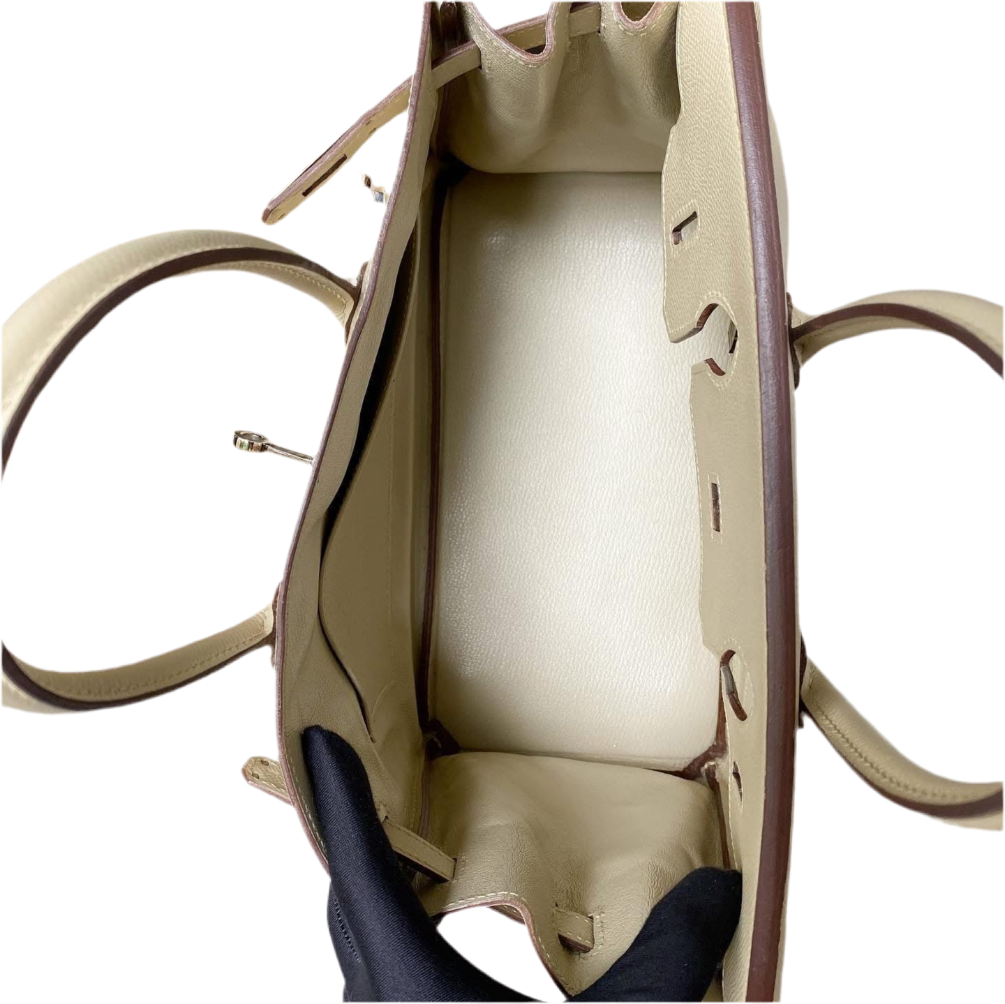 BIRKIN 30 PARCHEMIN EPSOM PALLADIUM HARDWARE