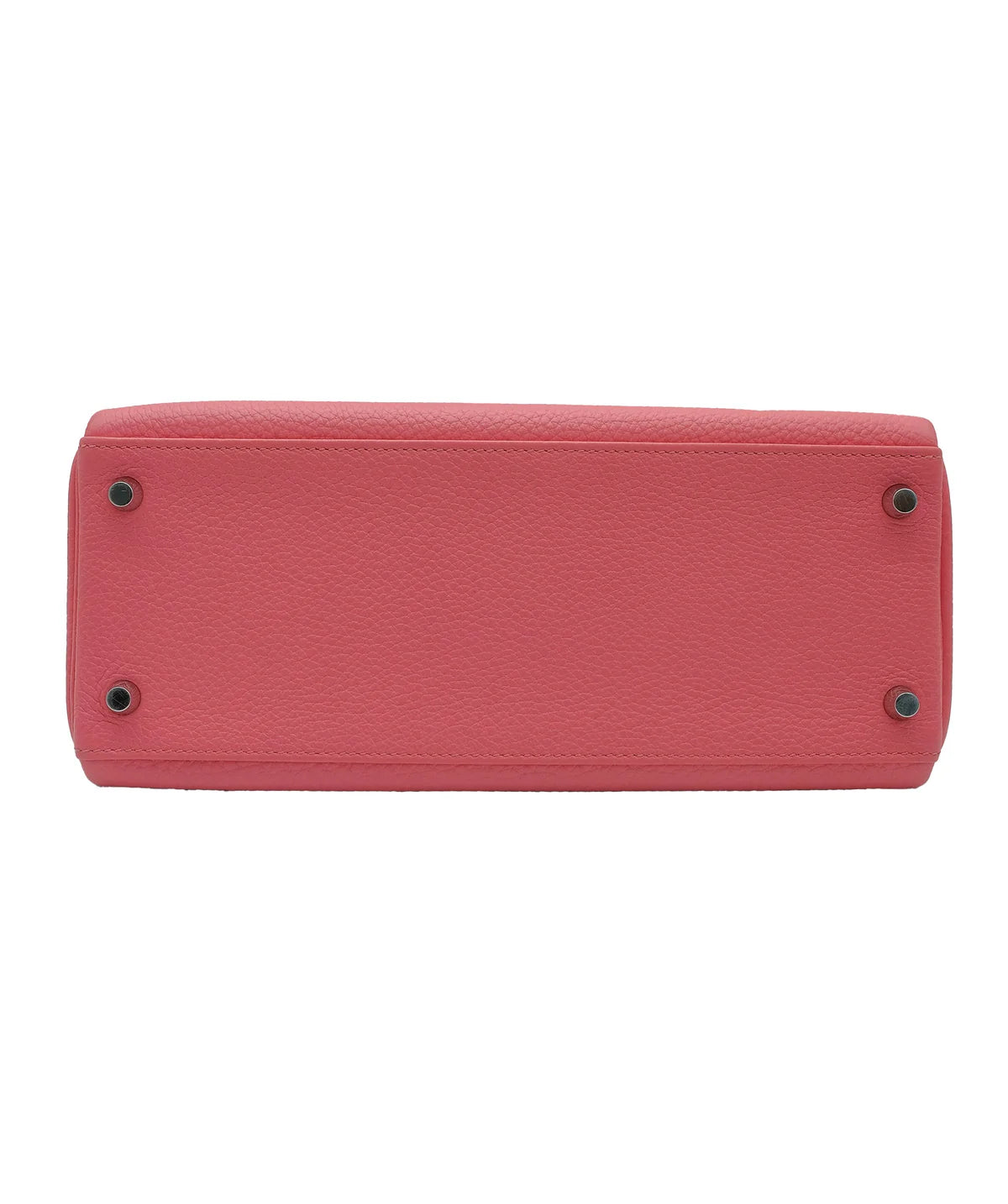 HERMES - KELLY 28 ROSE LIPSTICK TOGO LEATHER RETOURNE PHW