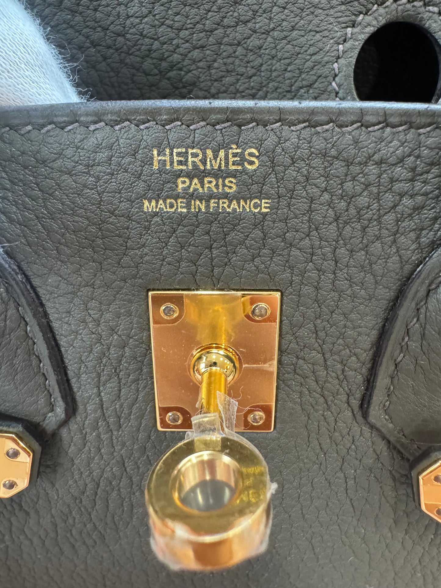 Hermes Birkin 25 Eucalyptus Togo With Gold Hardware