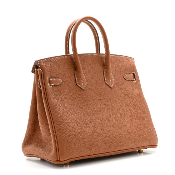 BIRKIN 25 GOLD TOGO GOLD HARDWARE