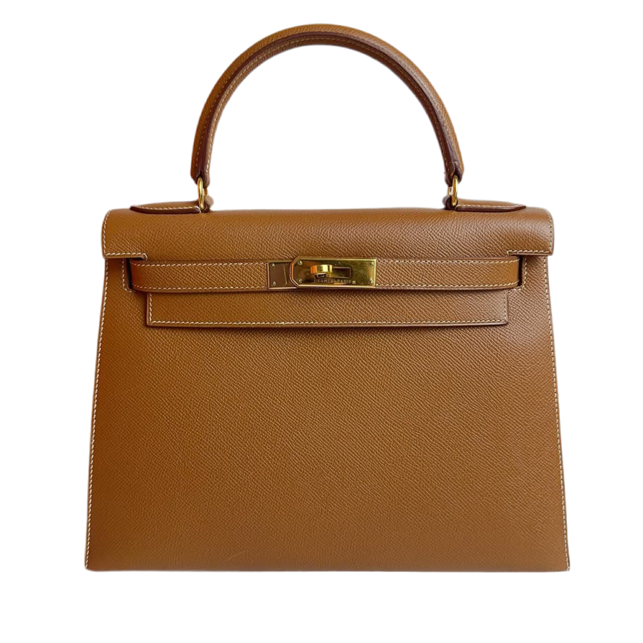 Hermes Kelly Sellier 28 Gold Epsom Gold Hardware