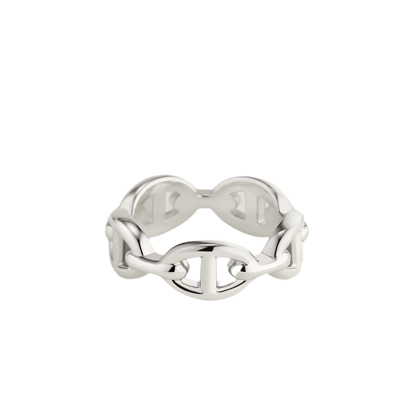 Hermes- Chaine d'ancre Enchainee ring, small model