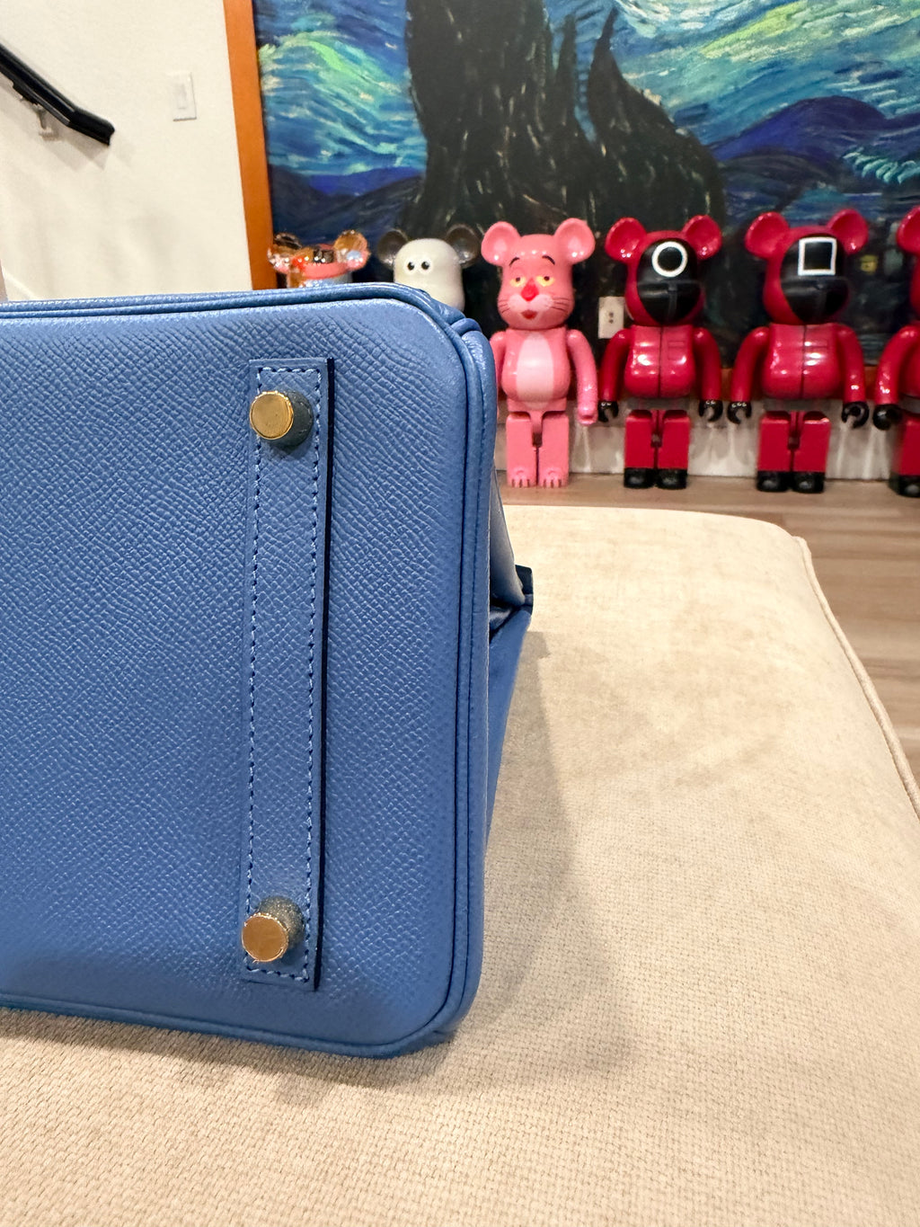 Birkin 30 Blue Paradise Epsom With Gold Hardware