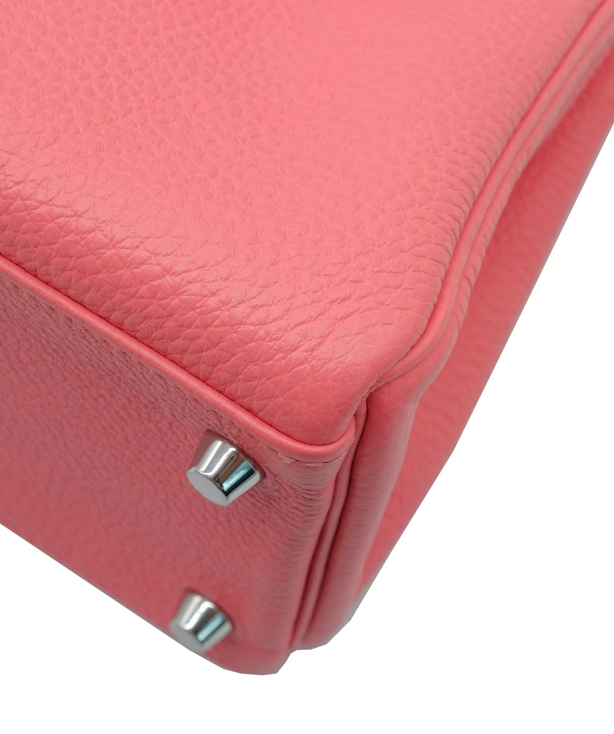 HERMES - KELLY 28 ROSE LIPSTICK TOGO LEATHER RETOURNE PHW