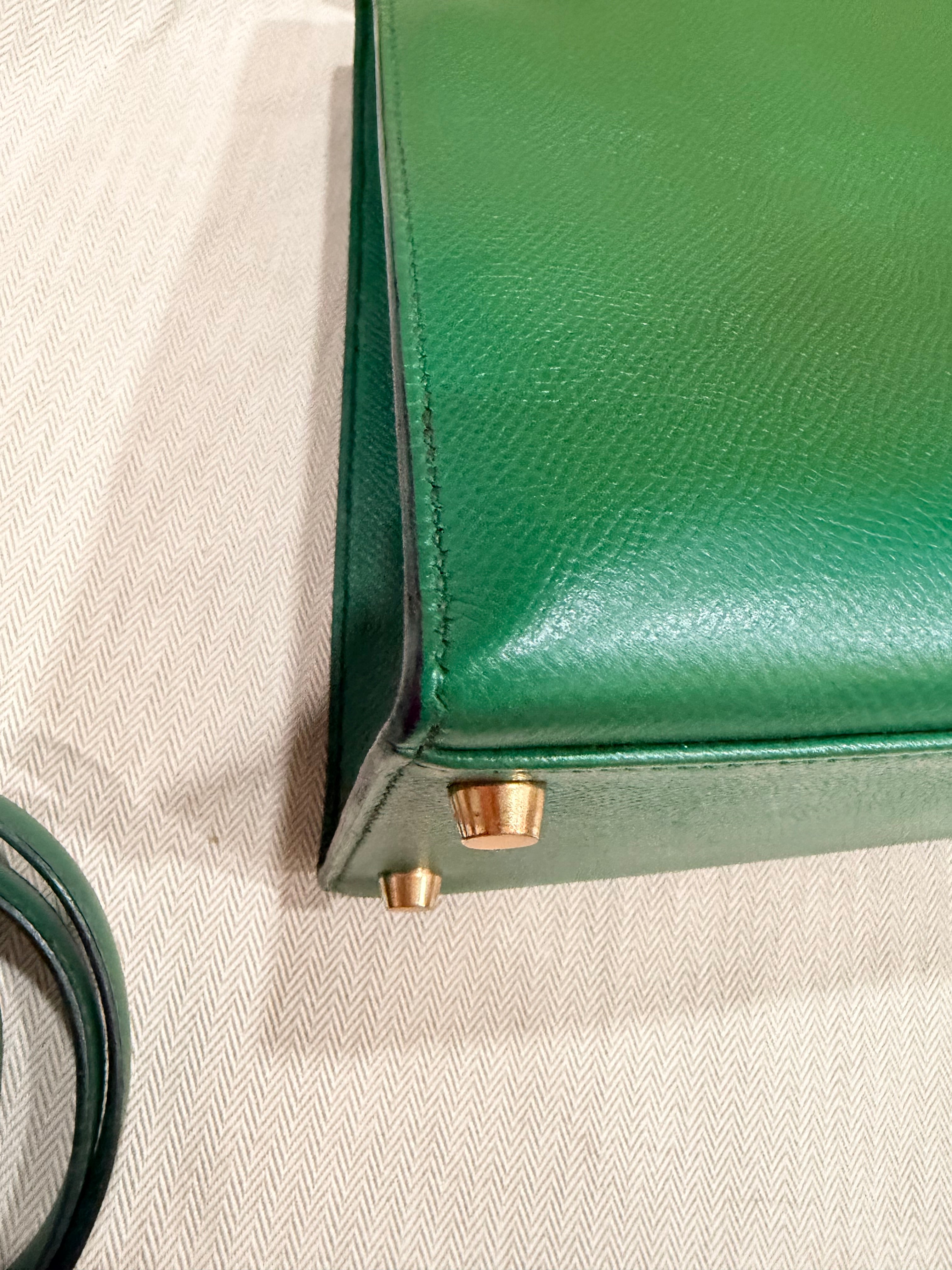 Hermes Kelly 28 Bamboo Epsom With Gold Hardware