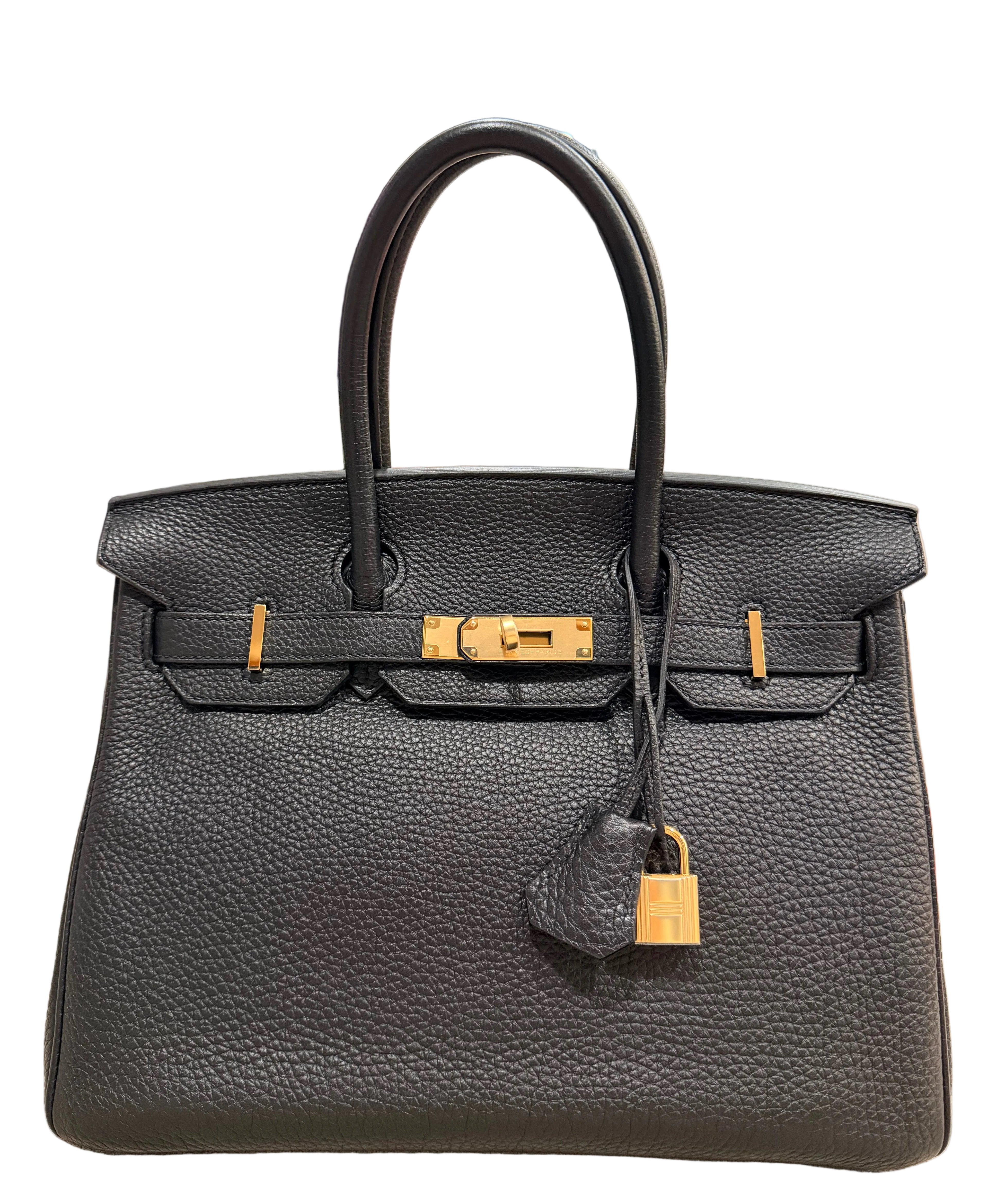 Birkin 30 Noir Togo Gold Hardware