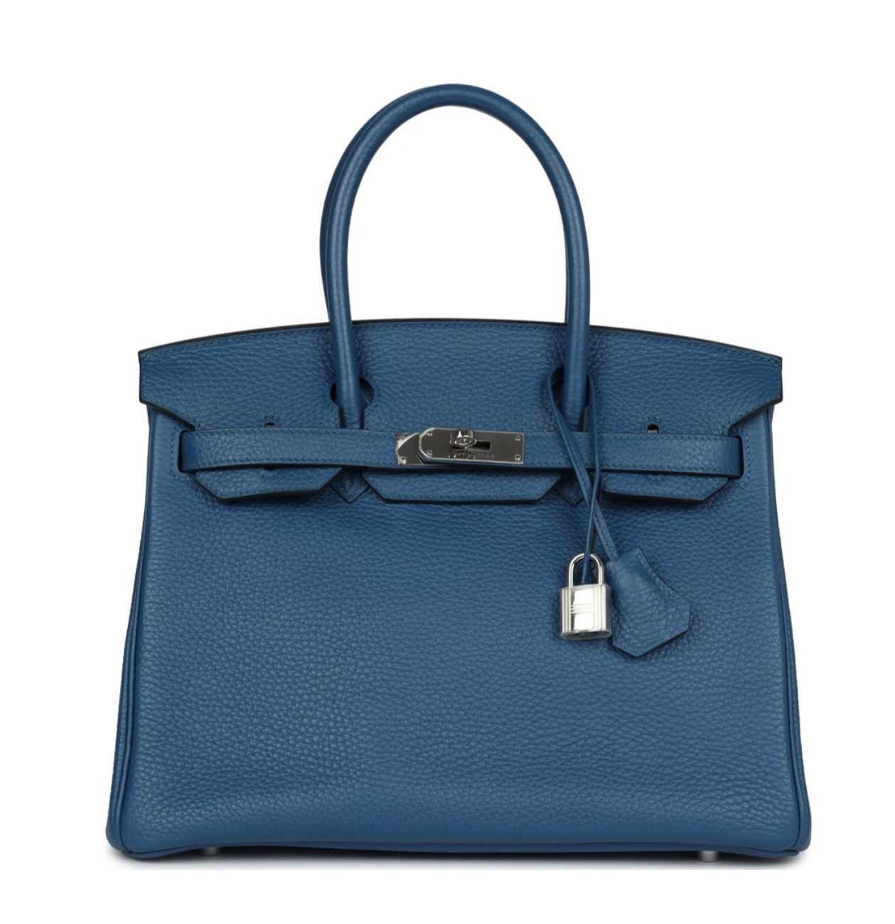 Hermes Birkin 30 Izmir Blue Togo Palladium Hardware