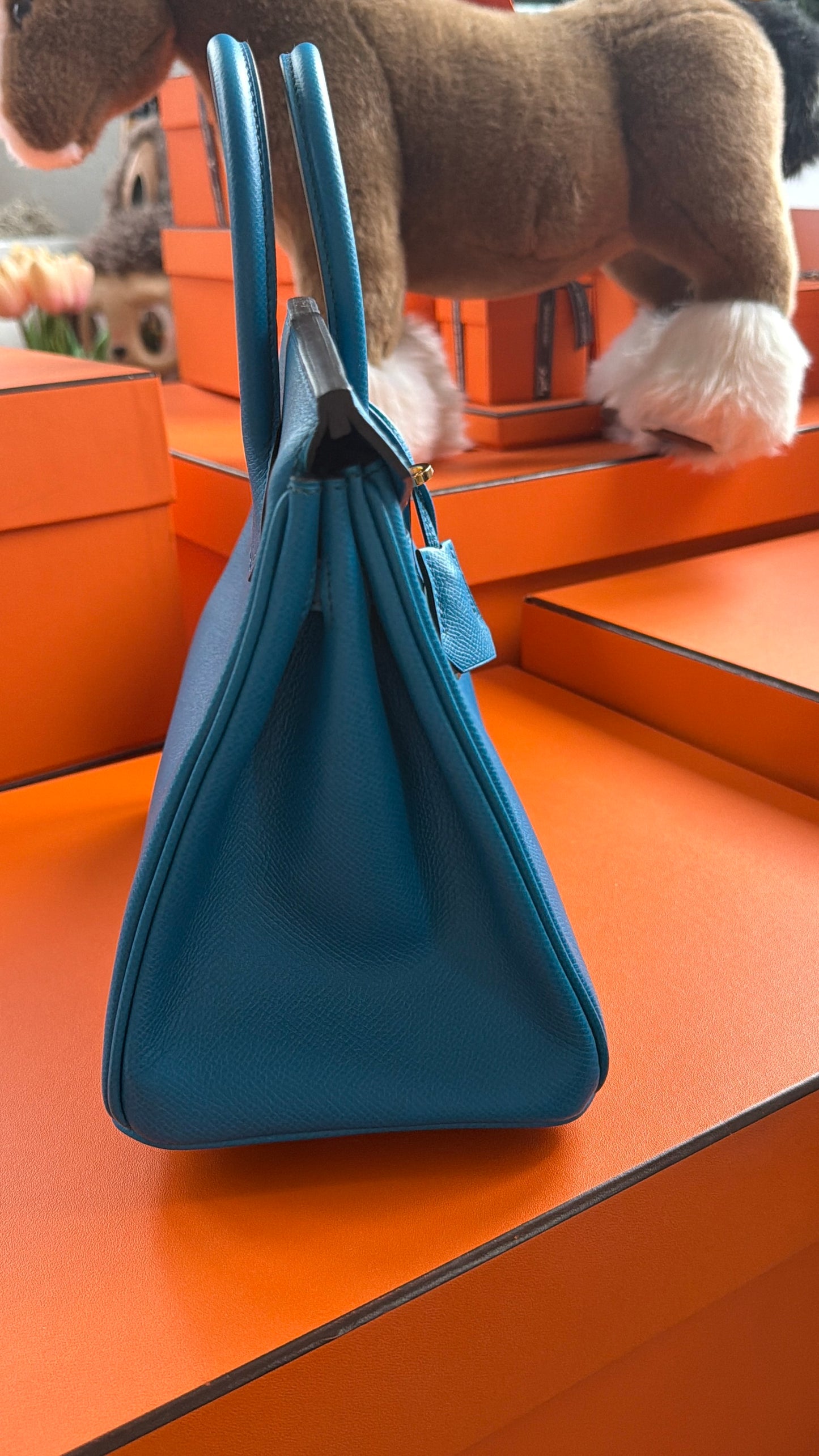 HERMES- BIRKIN 25 IZMIR EPSOM GOLD HARDWARE