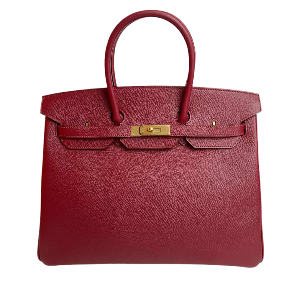 Hermes Birkin 35 Rouge Grenat Epsom Gold Hardware