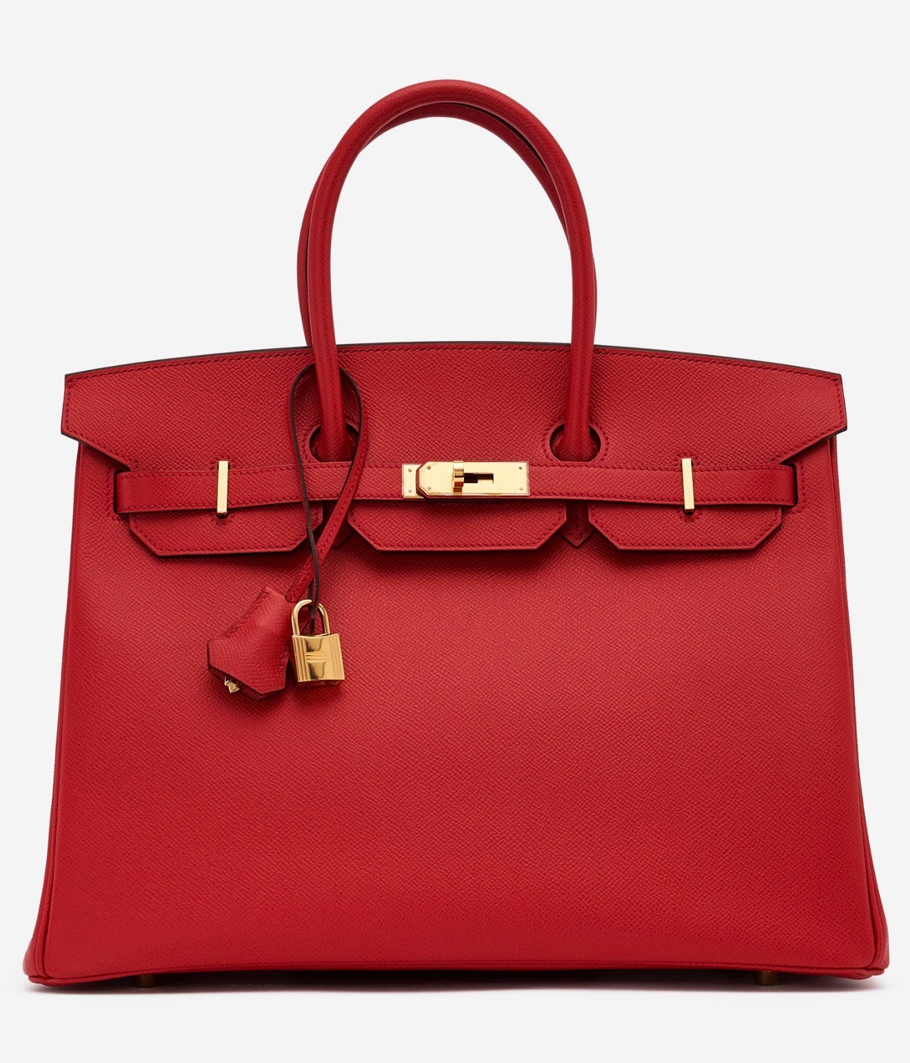Birkin 35 Rouge Garance Epsom Gold Hardware