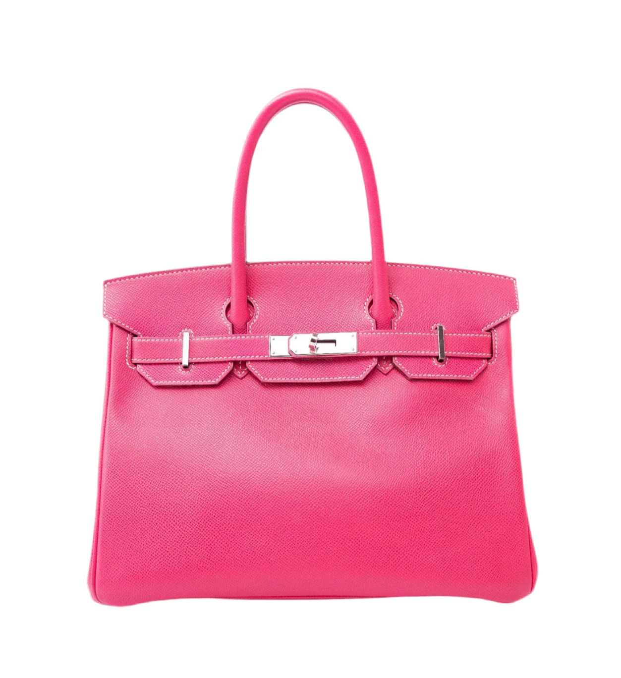 HERMES- BIKRIN 30 ROSE TYRIEN EPSOM PALLADIUM HARDWARE