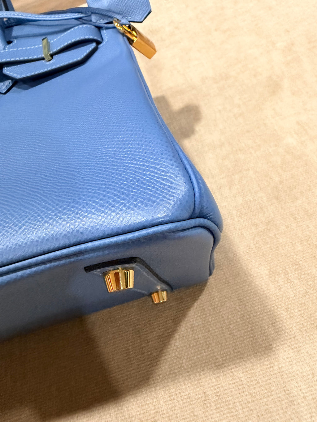 Birkin 30 Blue Paradise Epsom With Gold Hardware