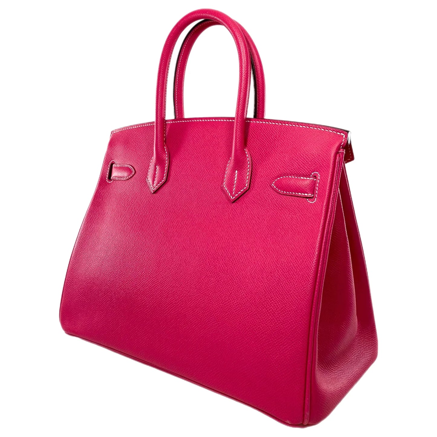 HERMES- BIKRIN 30 ROSE TYRIEN EPSOM PALLADIUM HARDWARE