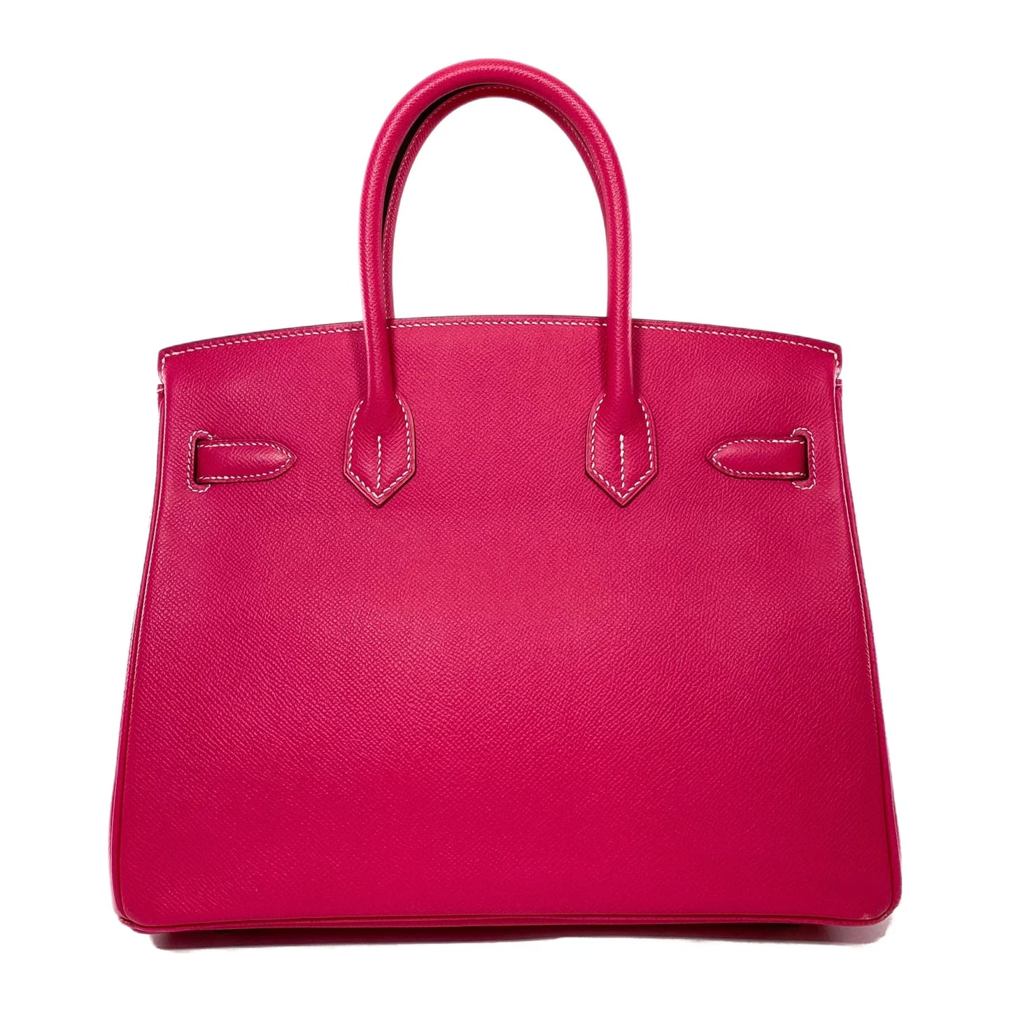 HERMES- BIKRIN 30 ROSE TYRIEN EPSOM PALLADIUM HARDWARE