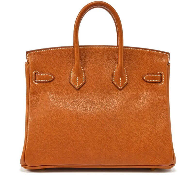 Hermes- Fauve Barenia Faubourg Birkin 25 Gold Hardware