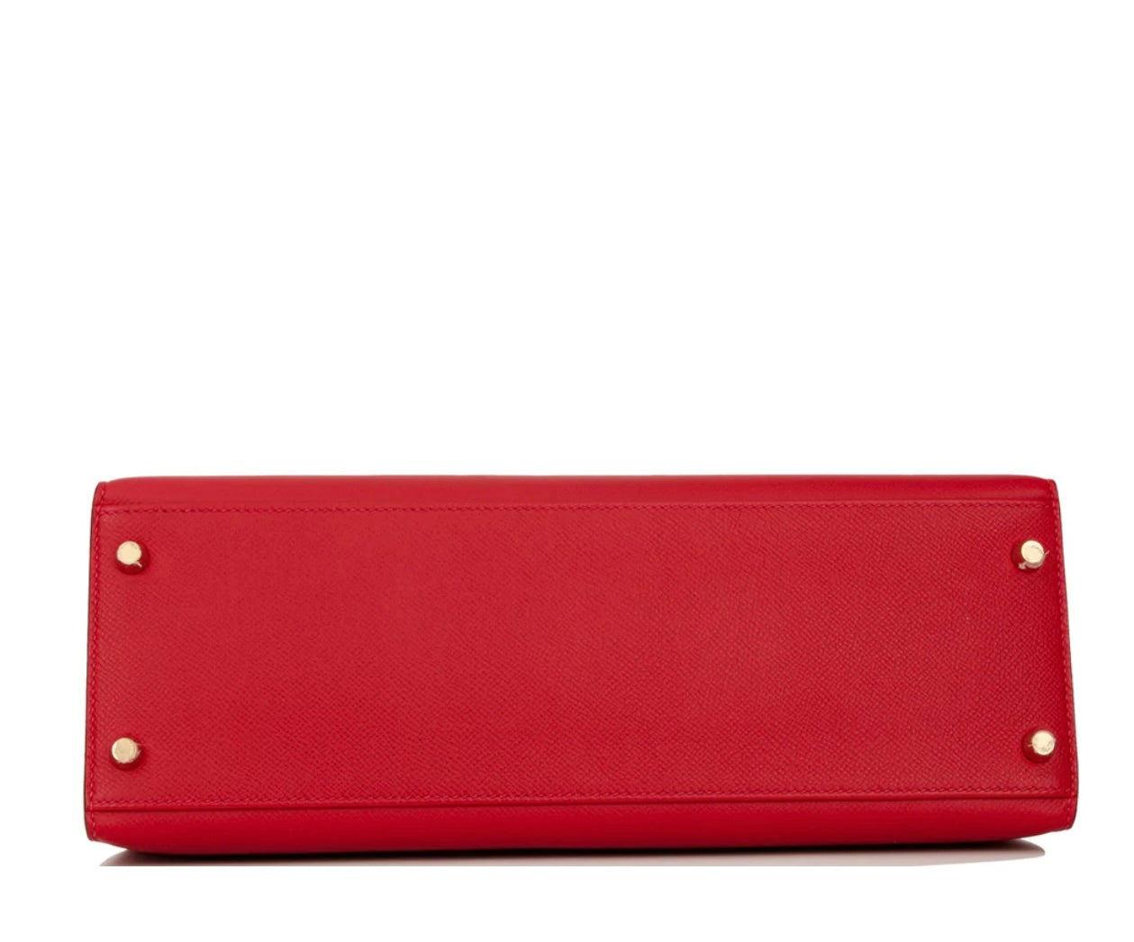 HERMES - KELLY SELLIER 32 ROUGE CASAQUE EPSOM GOLD HARDWARE
