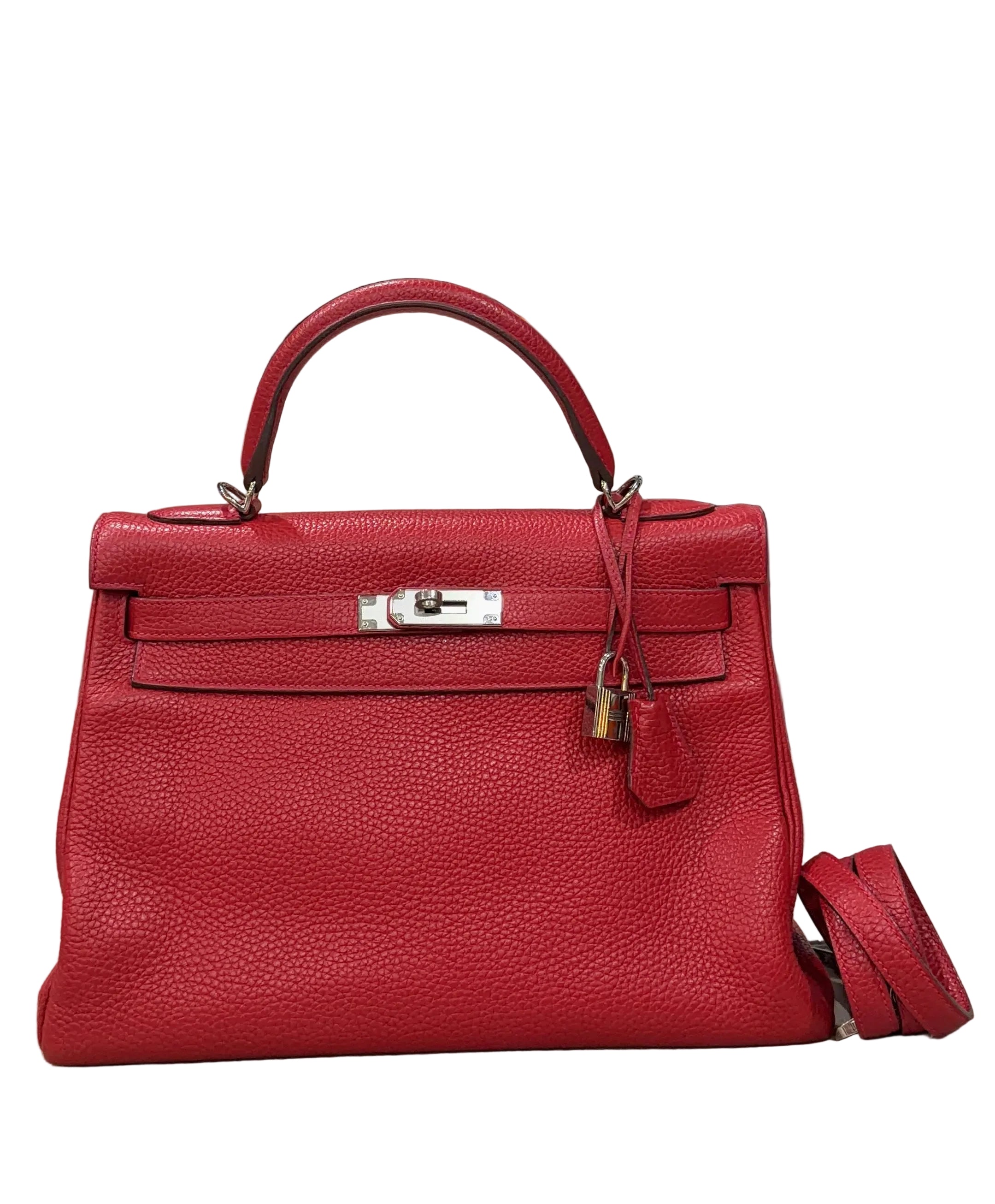 Kelly Retourne 32 Rouge Togo Palladium Hardware