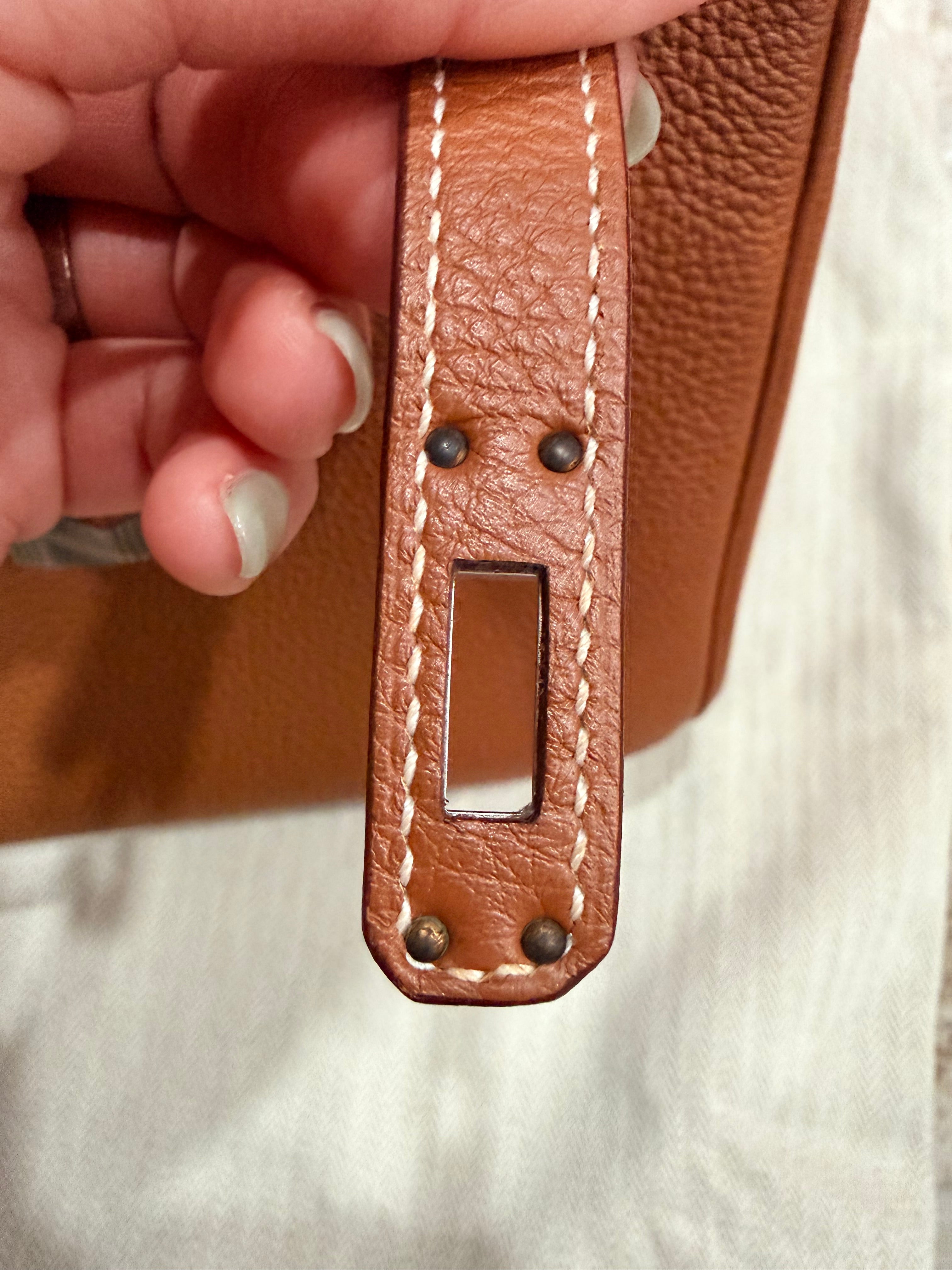 Birkin 25 Gold Togo With Palladium Hardware