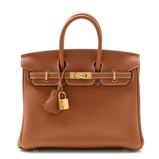 BIRKIN 25 GOLD TOGO GOLD HARDWARE
