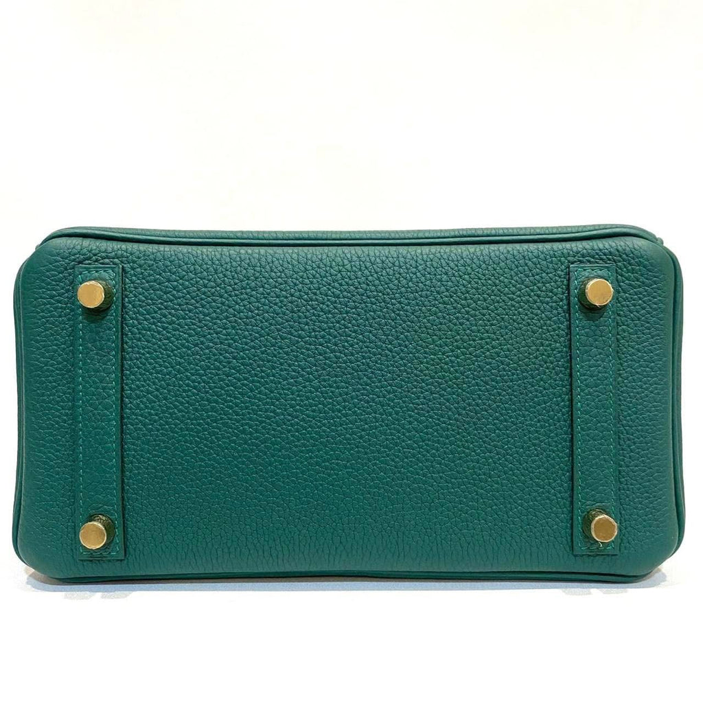 Birkin 25 Malachite Togo Gold Hardware