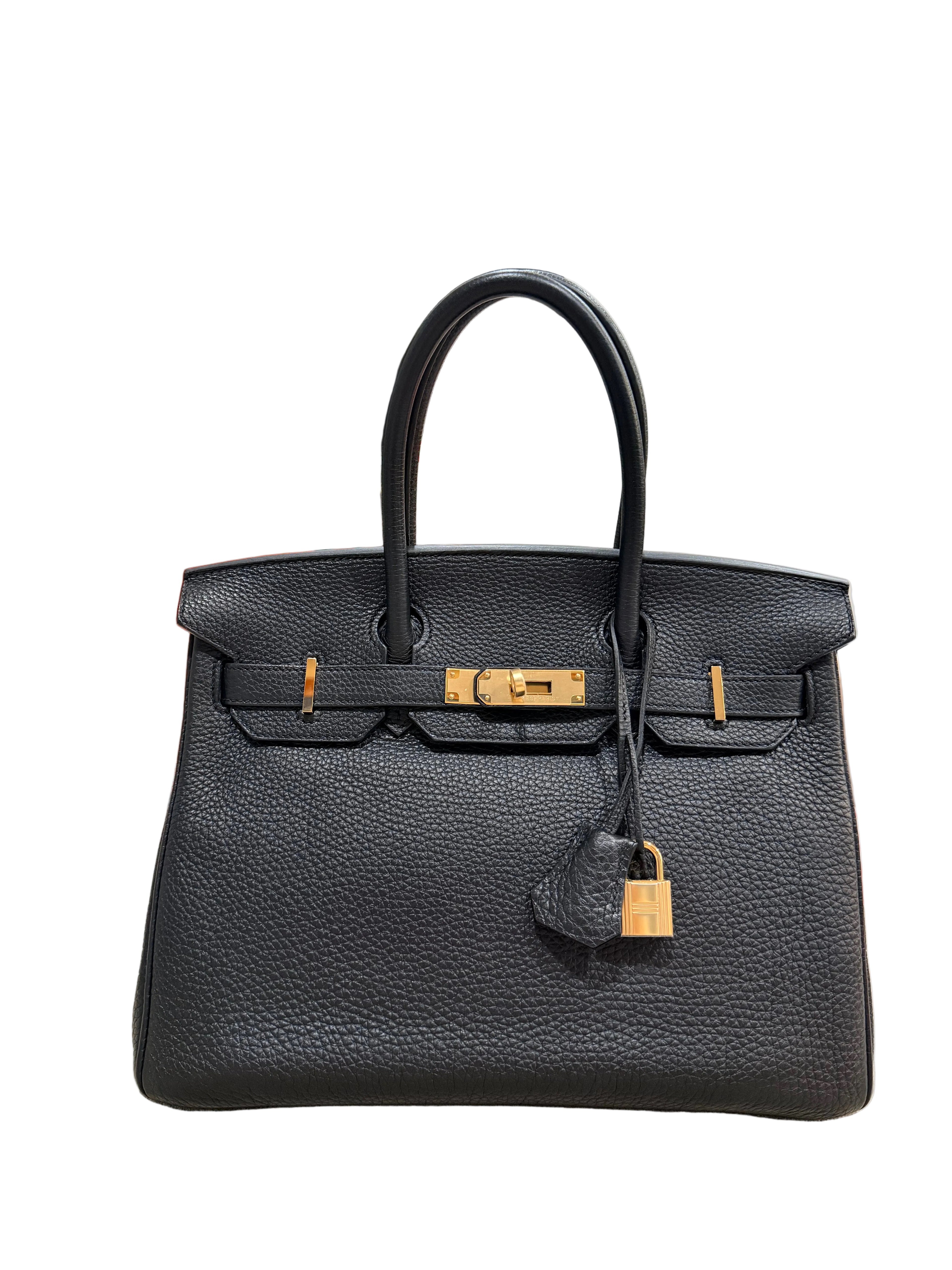 Birkin 30 Noir Togo Gold Hardware