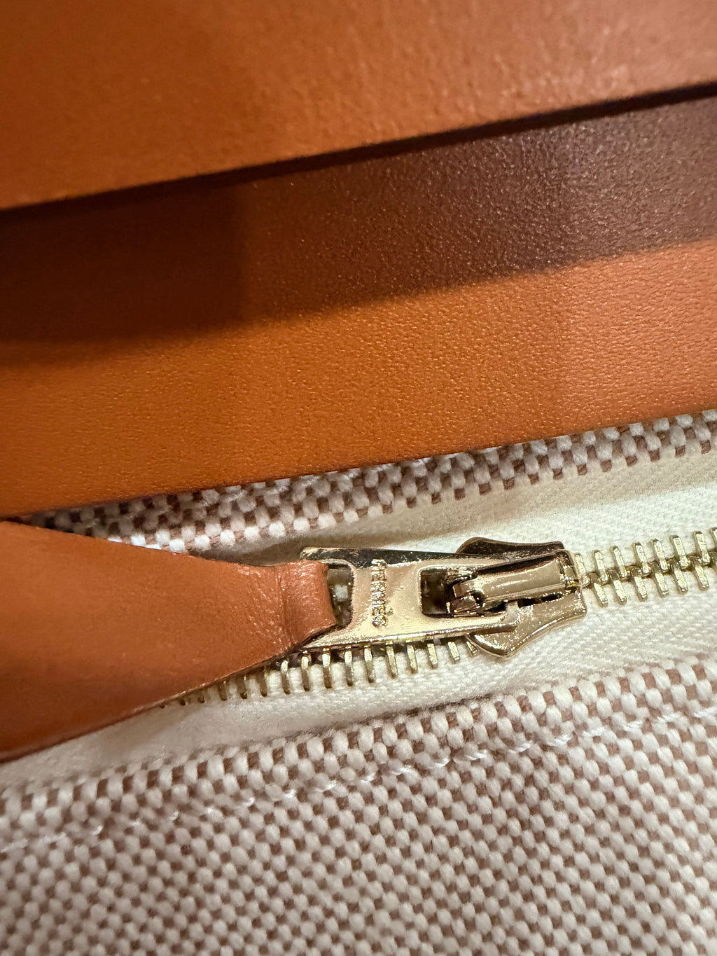 Hermes Herbag 31  Vache Hunter / Toile Écru / Beige / Fauve