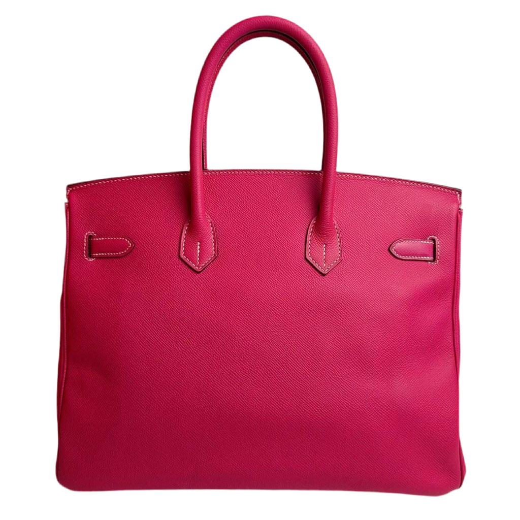 Hermes  Birkin 35 Rose Tyrien Epsom With Palladium Hardware