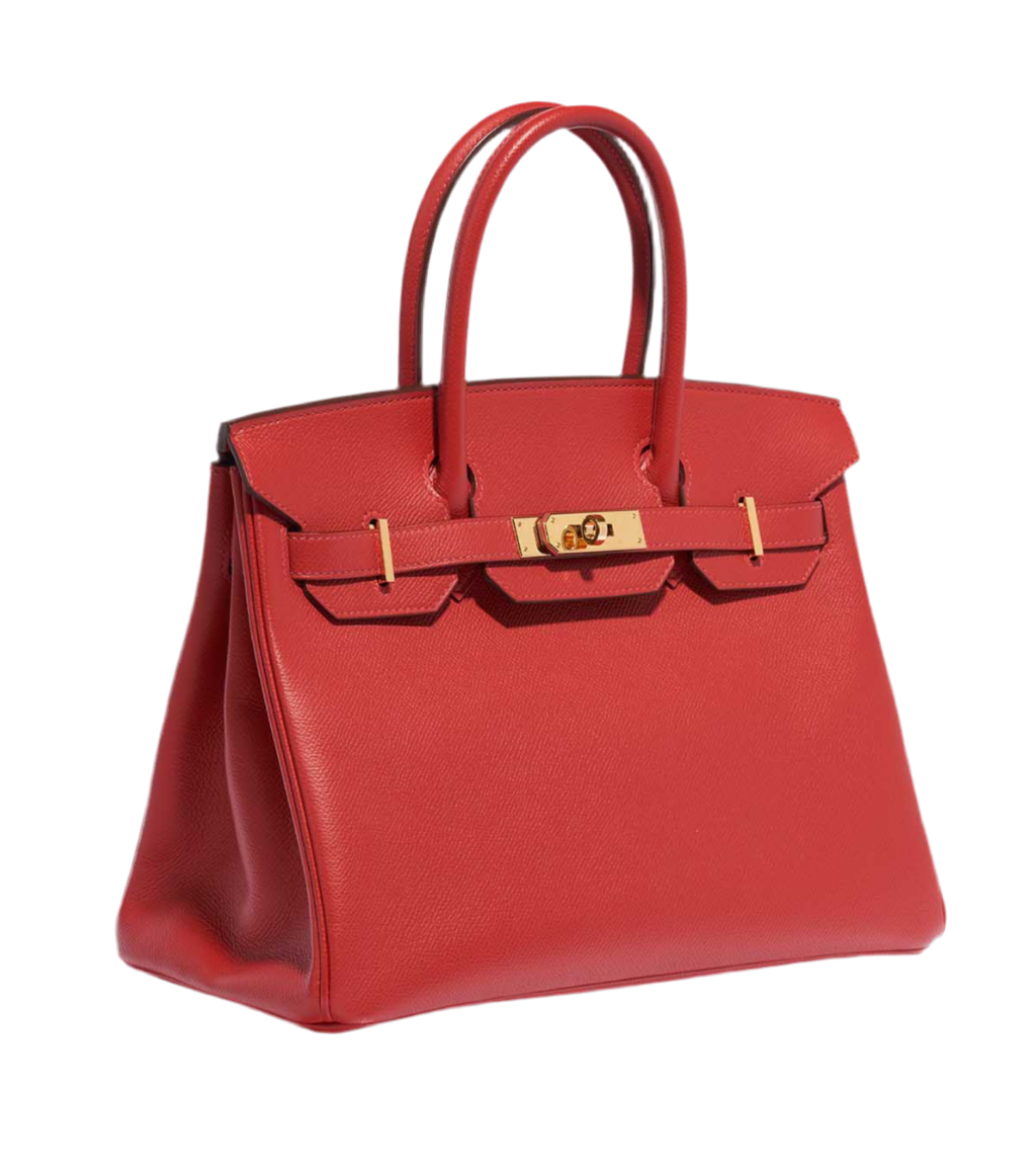 Birkin 30 Rouge Casaque Epsom Gold Hardware
