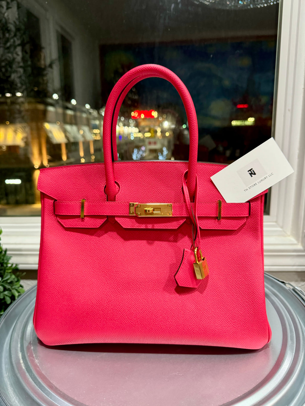 Birkin 30 Rose Extreme Epsom Gold Hardware