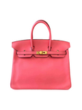 Birkin 25 Rose Azalea Swift Leather Gold Hardware