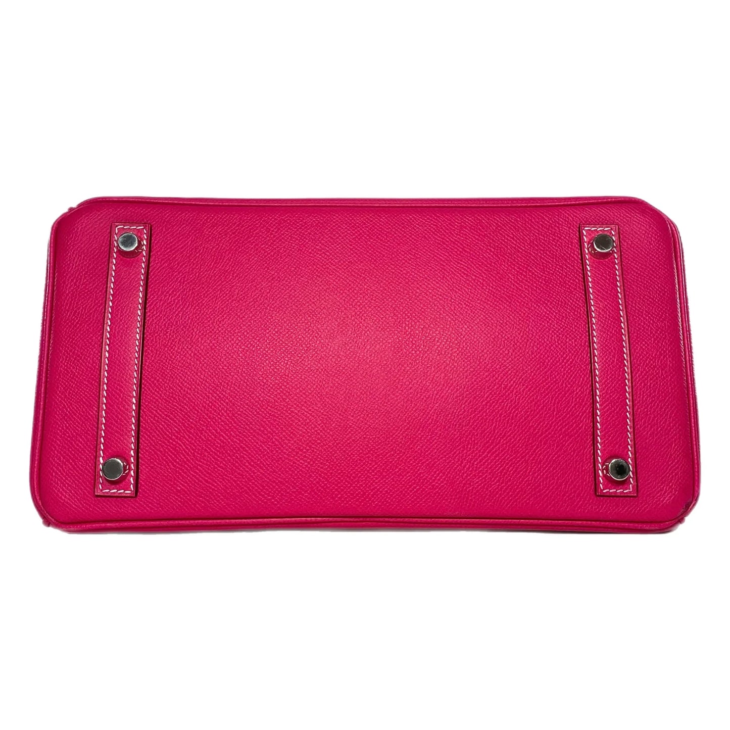 HERMES- BIKRIN 30 ROSE TYRIEN EPSOM PALLADIUM HARDWARE