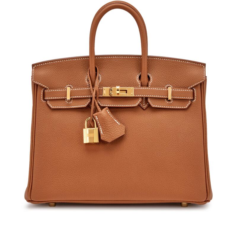 Birkin 25 Gold Togo Gold Hardware