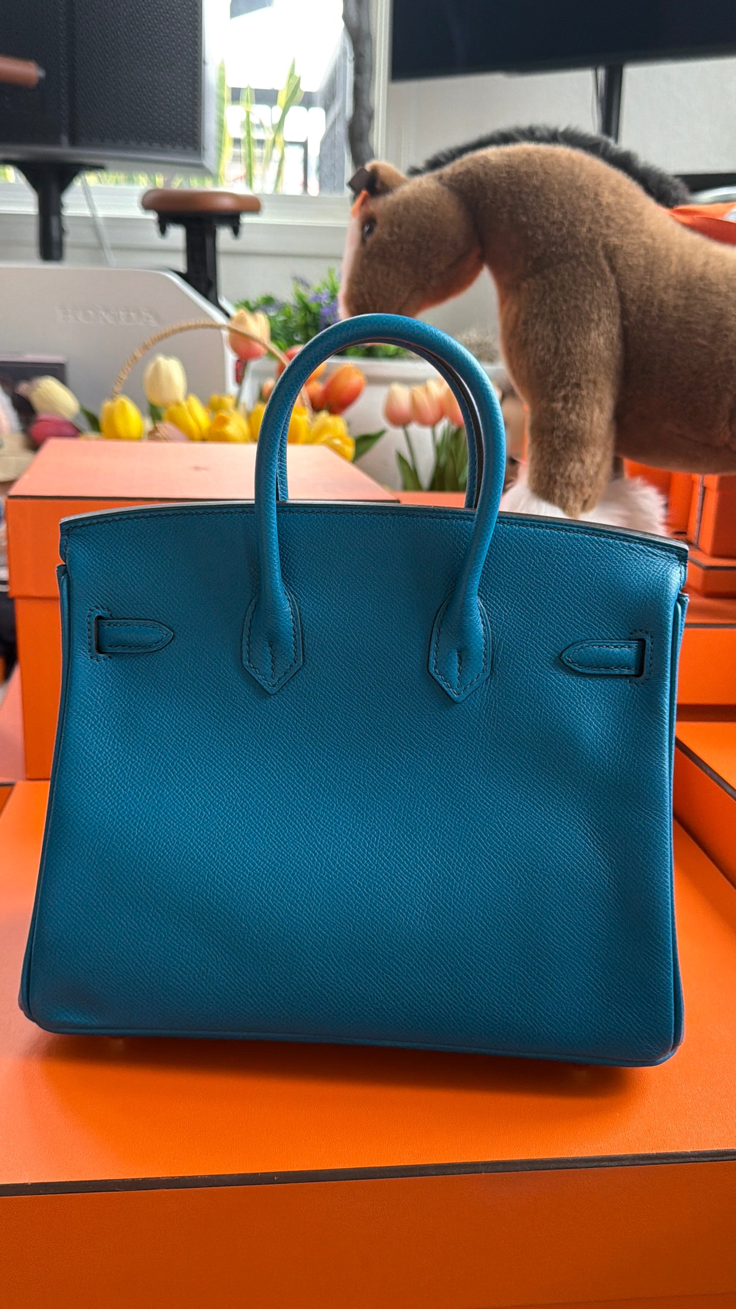 HERMES- BIRKIN 25 IZMIR EPSOM GOLD HARDWARE