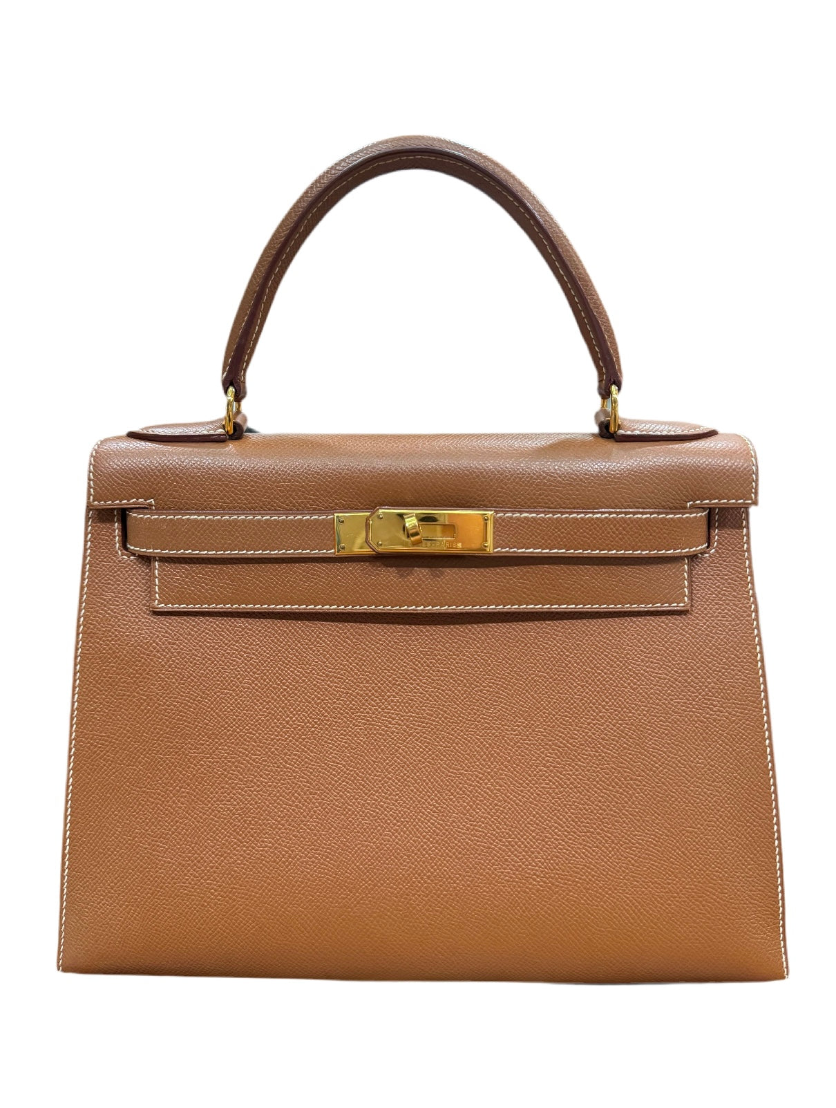 Kelly Sellier 28 Gold Epsom Gold Hardware