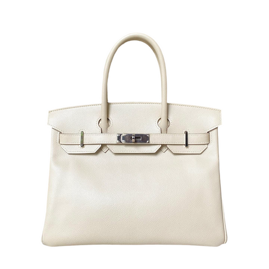 BIRKIN 30 PARCHEMIN EPSOM PALLADIUM HARDWARE