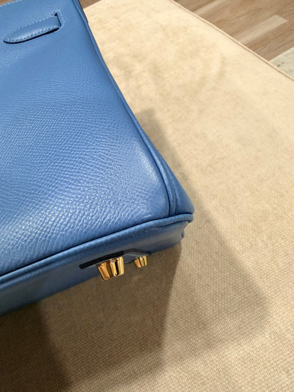 Birkin 30 Blue Paradise Epsom With Gold Hardware