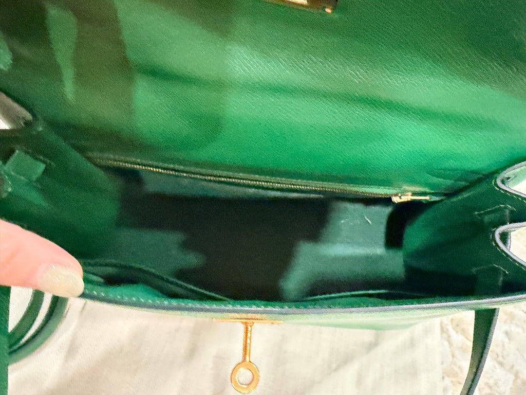 Hermes Kelly 28 Bamboo Epsom With Gold Hardware