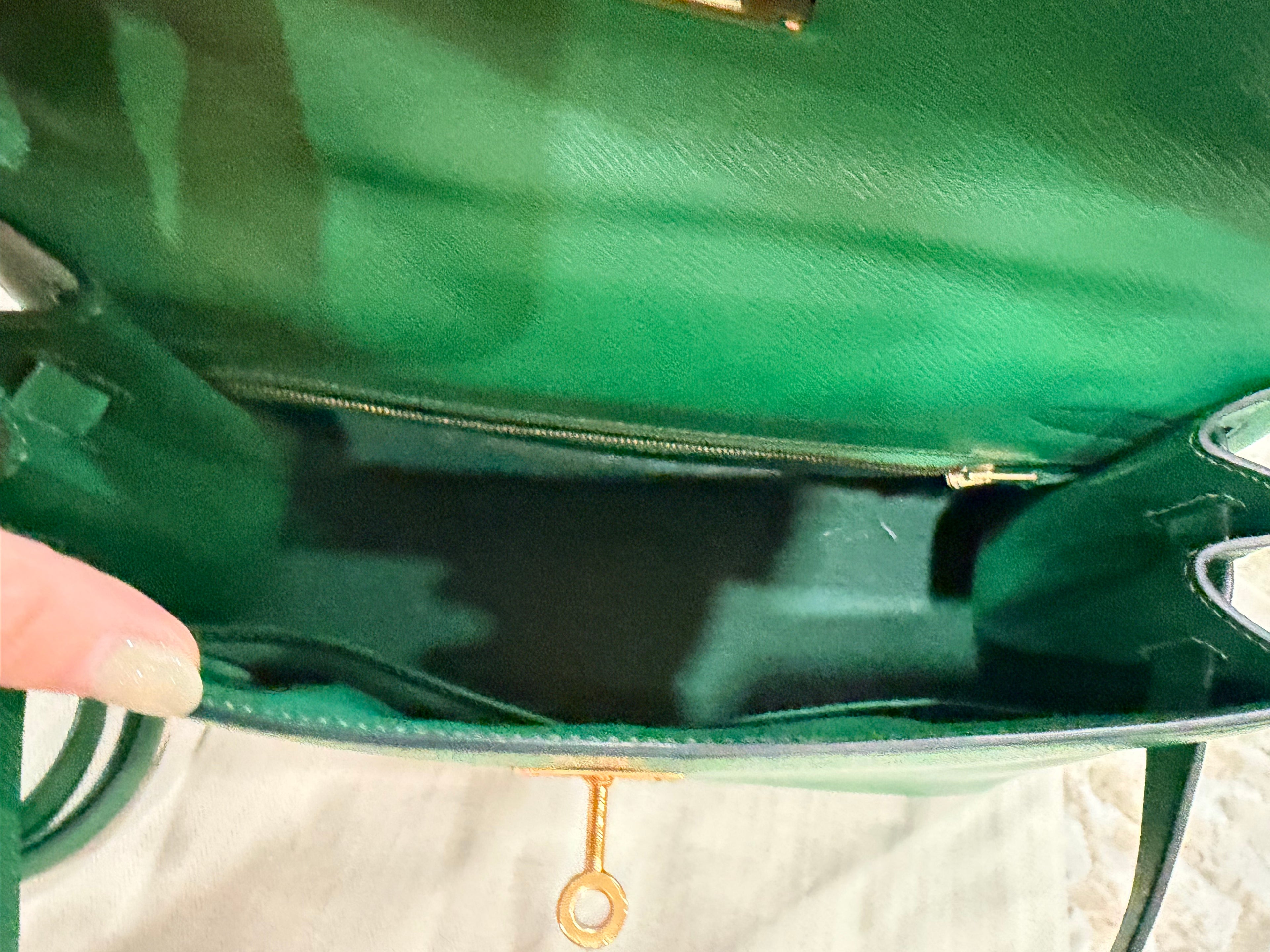 Hermes Kelly 28 Bamboo Epsom With Gold Hardware