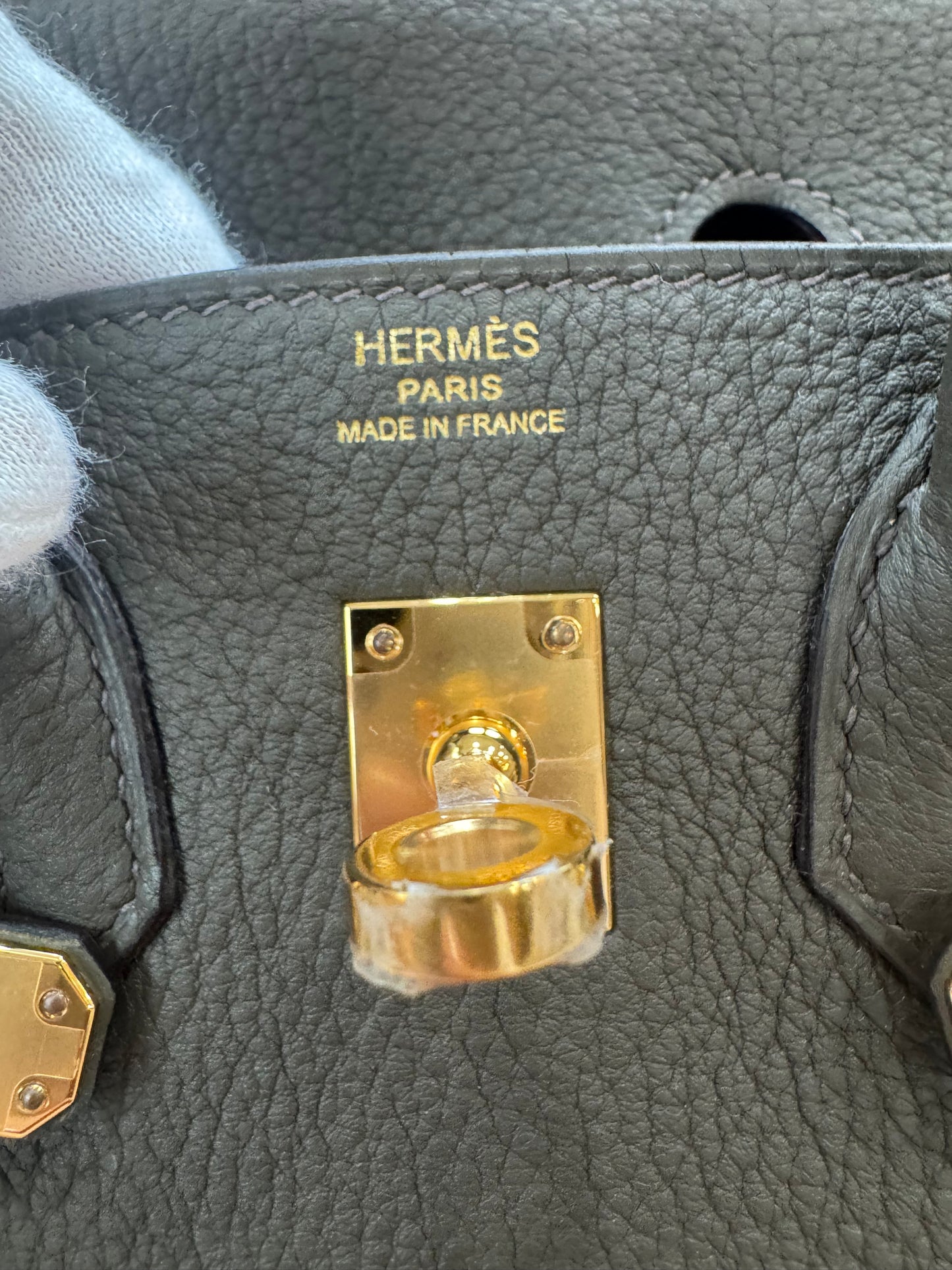 Hermes Birkin 25 Eucalyptus Togo With Gold Hardware