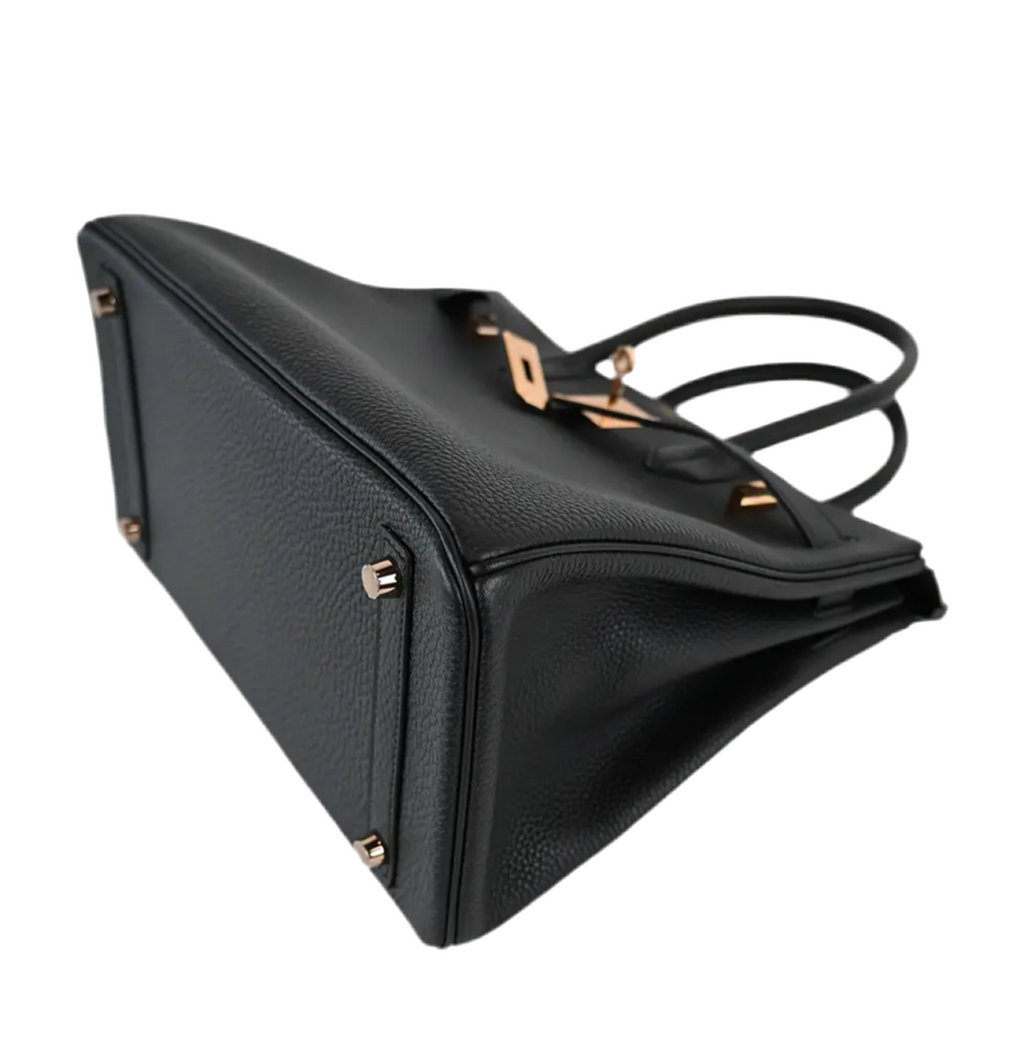 Birkin 30 Noir Togo Rose Gold Hardware