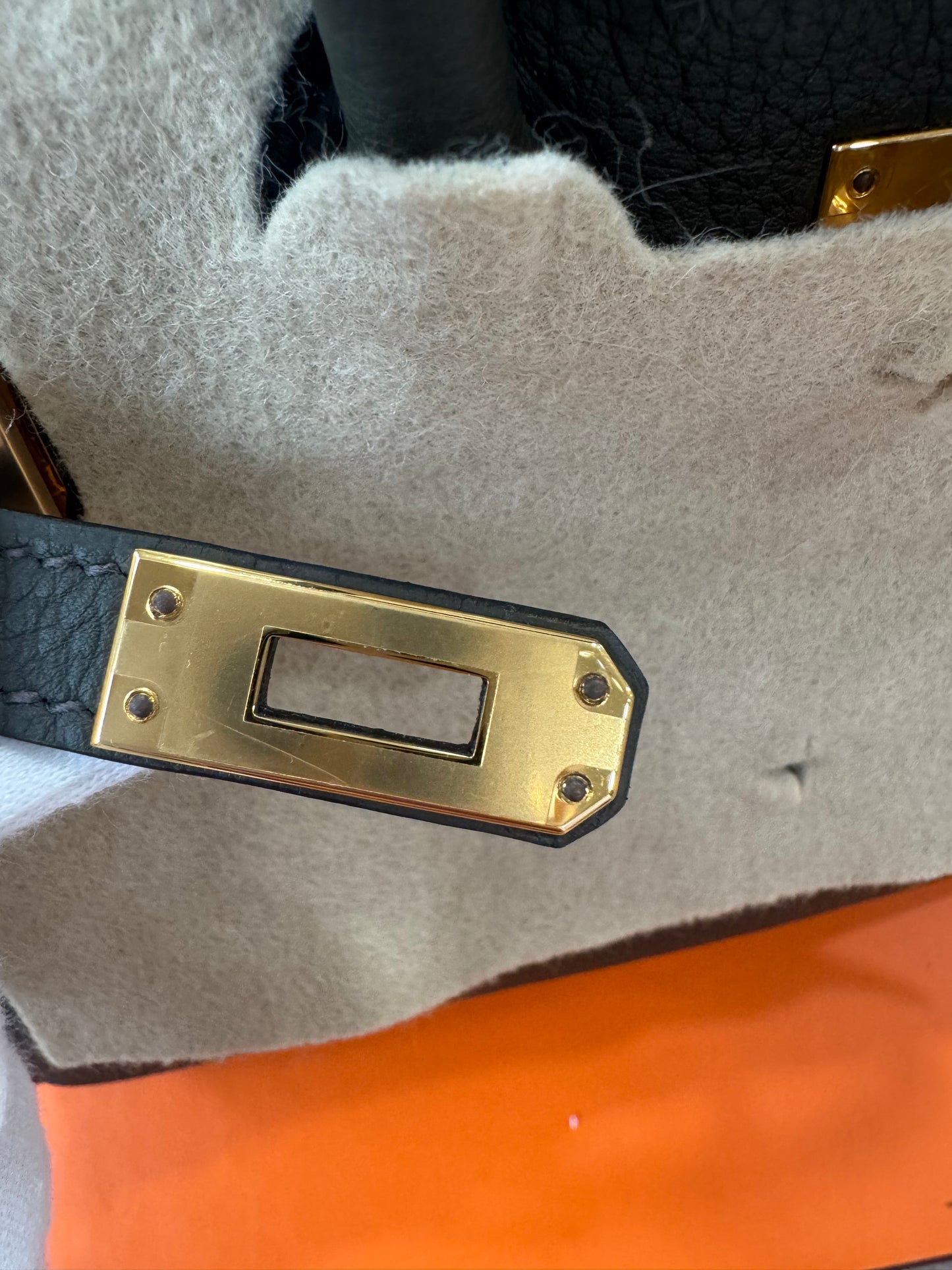 Hermes Birkin 25 Eucalyptus Togo With Gold Hardware
