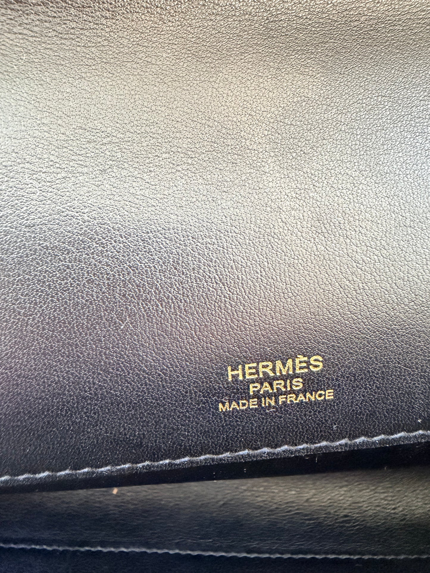 Hermes Black Swift Kelly Cut Clutch Bag With Gold Hardware GHW