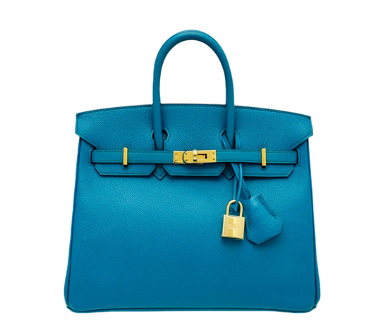 HERMES- BIRKIN 25 IZMIR EPSOM GOLD HARDWARE