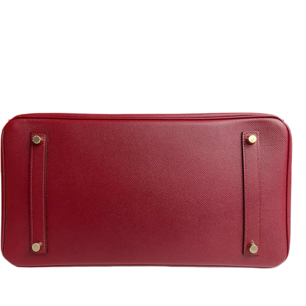 Hermes Birkin 35 Rouge Grenat Epsom Gold Hardware
