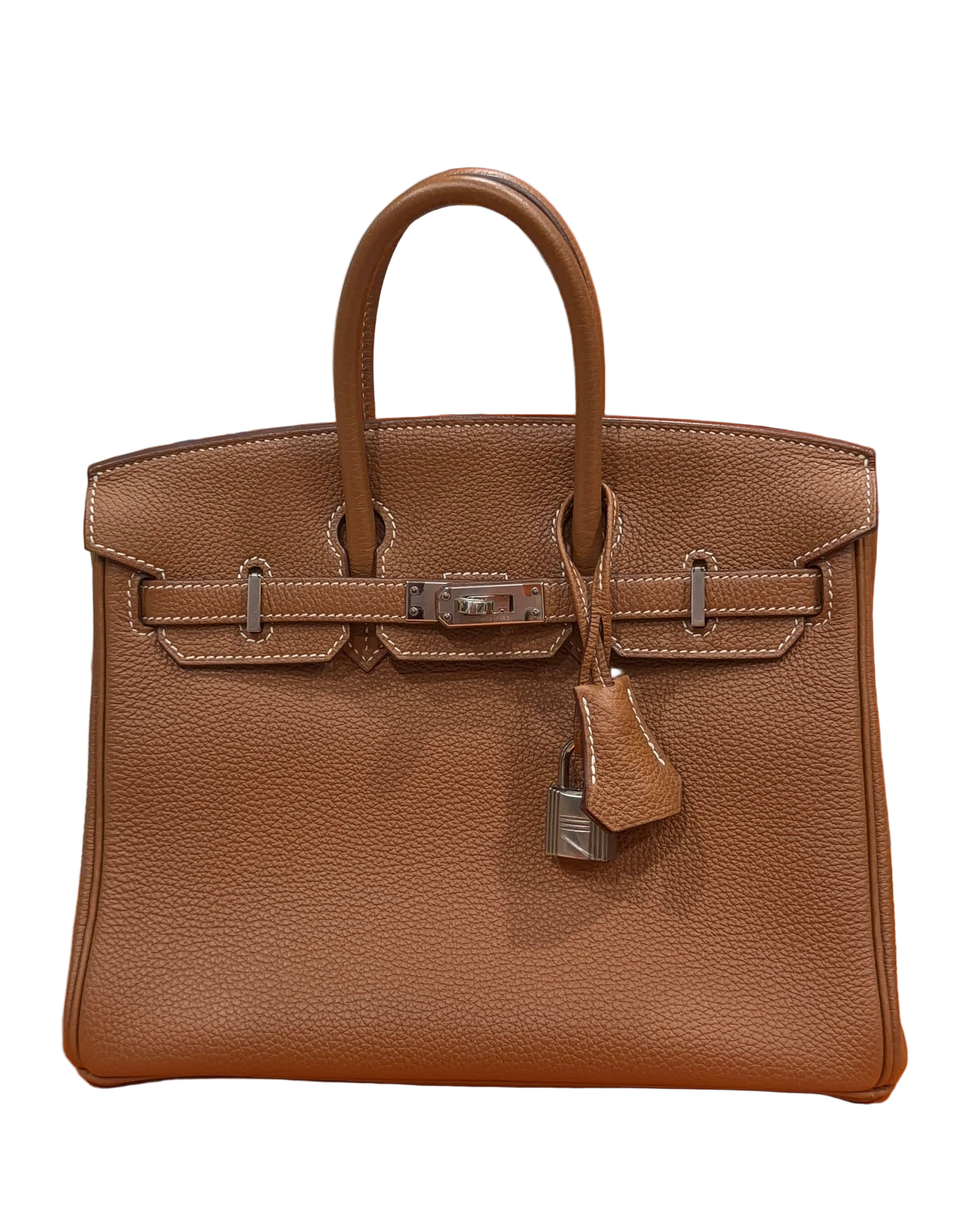Birkin 25 Gold Togo With Palladium Hardware