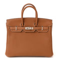 Birkin 25 Gold Togo Palladium Hardware